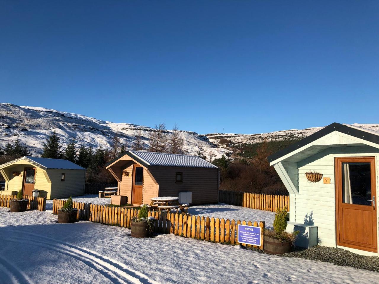 Isle Of Skye Camping Pods Bagian luar foto